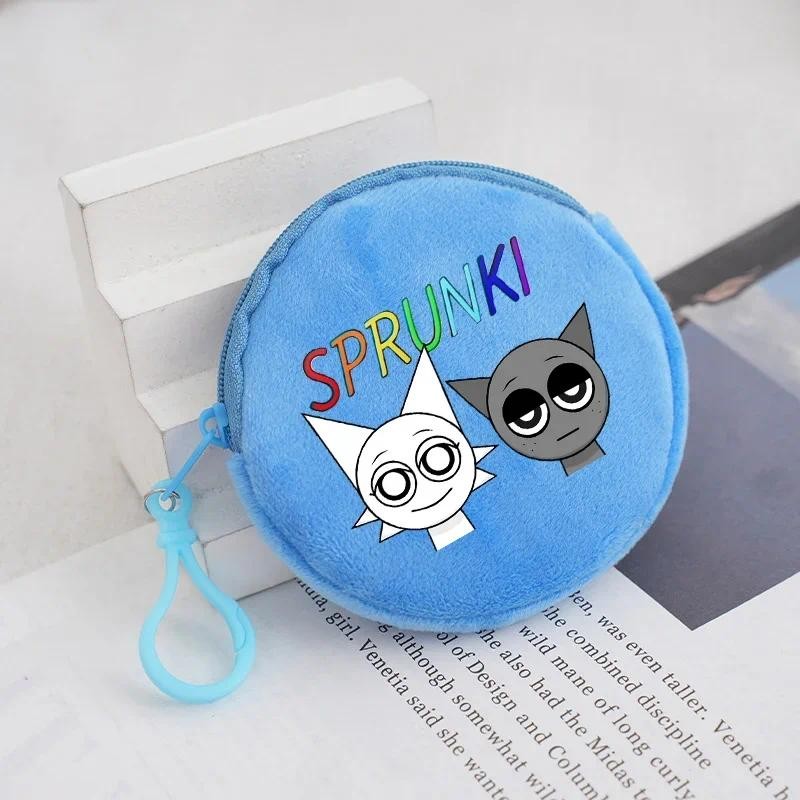 Sprunki พิมพ์กระเป๋าสตางค์เหรียญตุ๊กตา Mini Money Bag กระเป๋าเป้สะพายหลังจี้แฟชั่นของขวัญวันเกิด - รูปที่ 5