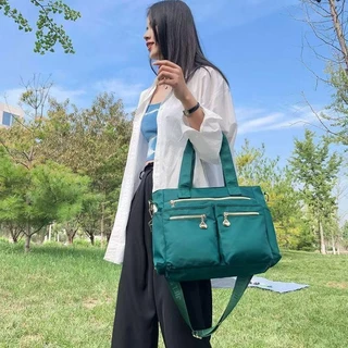 miss bag fshion1 กระเป๋าสะพายไหล่ความจุขนาดใหญ่ กระเป๋าเดินทางคอมพิวเตอร์