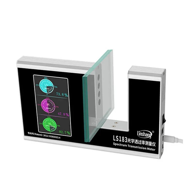 Linshang LS183 Spectrum Transmission Meter UV IR Transmission Meter Test Film Glass Window Tint 940 