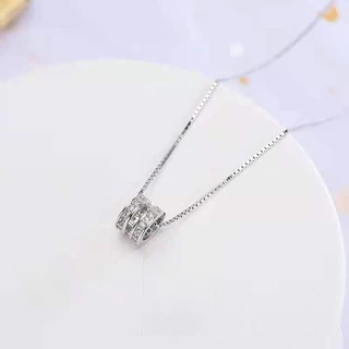 Danna Jewelry สร้อยสร้อยคอเบลล่า, เครื่องประดับดาน่า, dn0008, พร้อมกล่องเครื่องประดับ, เขียนใบเสร็จจี้เงินแท้ Ls necklace jewelryสร้อยคอสร้อยคอ สร้อยแฟชั่น สร้อยgift box ของขวัญbirthday gift