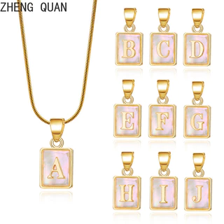 เครื่องประดับ สร้อยคอ ชุบทอง 18k จี้ตัวอักษรภาษาอังกฤษ A-Z เรืองแสงในที่มืด หรูหรา แฟชั่นสําหรับผู้ชาย และผู้หญิง