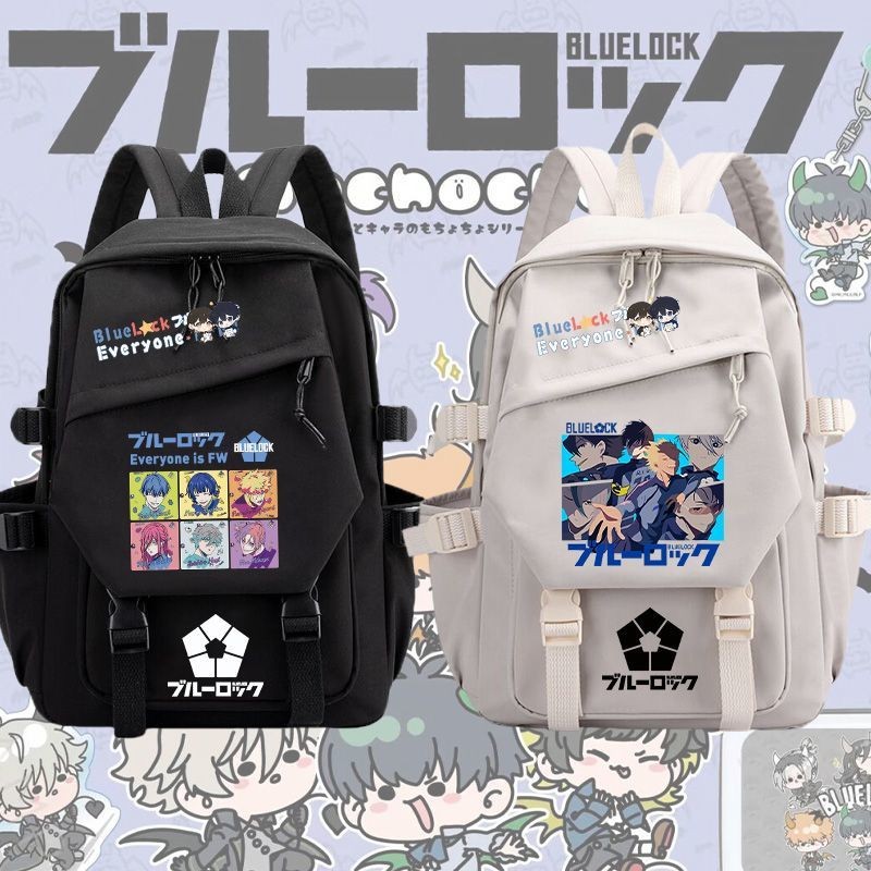 Blue Lock Peripheral Schoolbag Blue Lock Seiichi Nagi Seishiro Bee Happy Back Male Female Elementary Middle School Students Backpack
