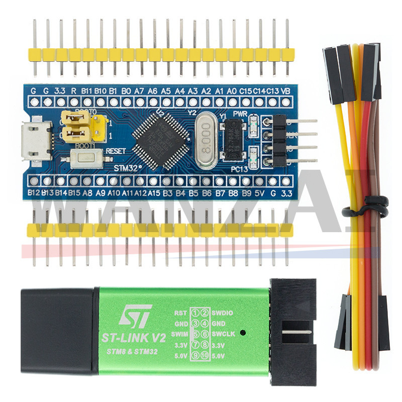 STM32F103C6T6 STM32F103C8T6 ARM STM32 ระบบขั้นต่ํา Development Board โมดูลสําหรับ Arduino ST-Link V2