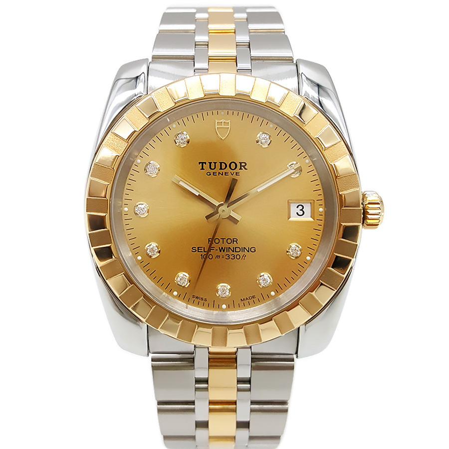 Tudor Classic Series นาฬิกาผู้ชาย Tudor นาฬิกาผู้ชาย M21013-0007 Tudor นาฬิกากลไกอัตโนมัติ 18K Gold