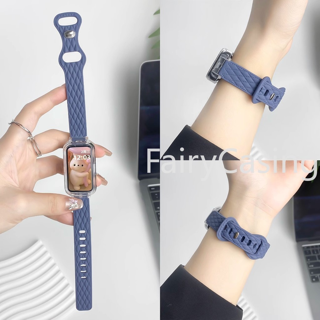 สายรัดซิลิโคนสําหรับ Xiaomi Band 8 9 Active Strap Replacement Sport Band สายรัดข้อมือสร้อยข้อมือ Mi 8 Active Watchband