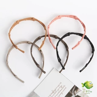 YOYO คาดผมแบบพับเก็บได้ แฟชั่น หลายสี สามารถเลือกได้ เหมาะสำหรับ สุภาพสตรี 1ชิ้น headband