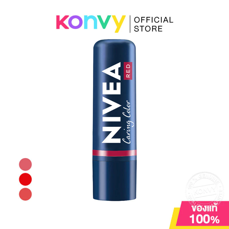 NIVEA Caring Color Lip Care SPF30 4.8g นีเวีย ลิปบาล์มบำรุงริมฝีปาก
