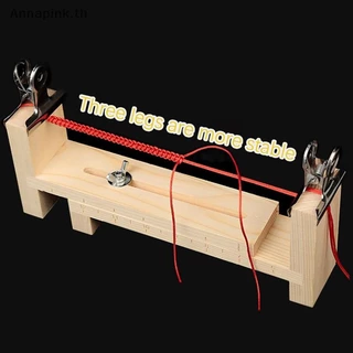 Ank Creative ปฏิบัติเชือก Braiding เครื่องมือถักมือเชือก Rack สําหรับสร้อยข้อมือสร้อยคอ DIY Handcraft เชือกถักเครื่องมือ EN