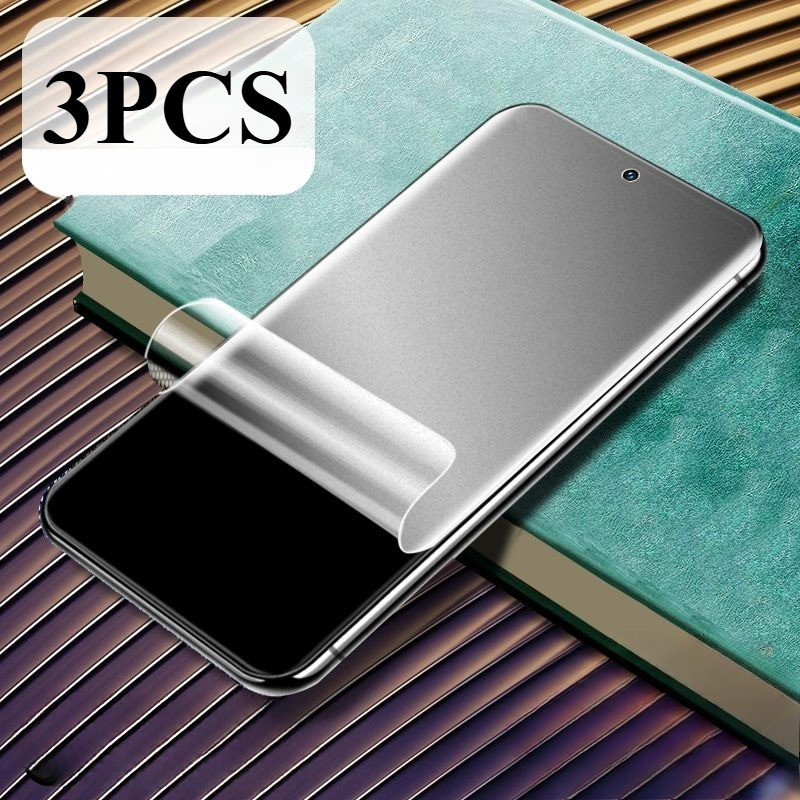 Xiaomi PocoF7 PocoF6 3 ชิ้น 8000D Matte Frosted Soft Hydrogel ฟิล์มสําหรับ Xiaomi Poco F7 Ultra F6 F