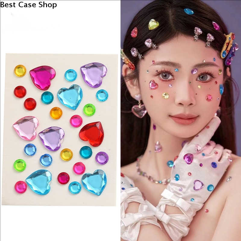【Sticker Set】 Phone Stickup วางโทรศัพท์น่ารักสไตล์โทรศัพท์ตุ๊กตาง่าย เครื่องประดับ ตกแต่งโทรศัพท์มือถือ เพชร GZ014