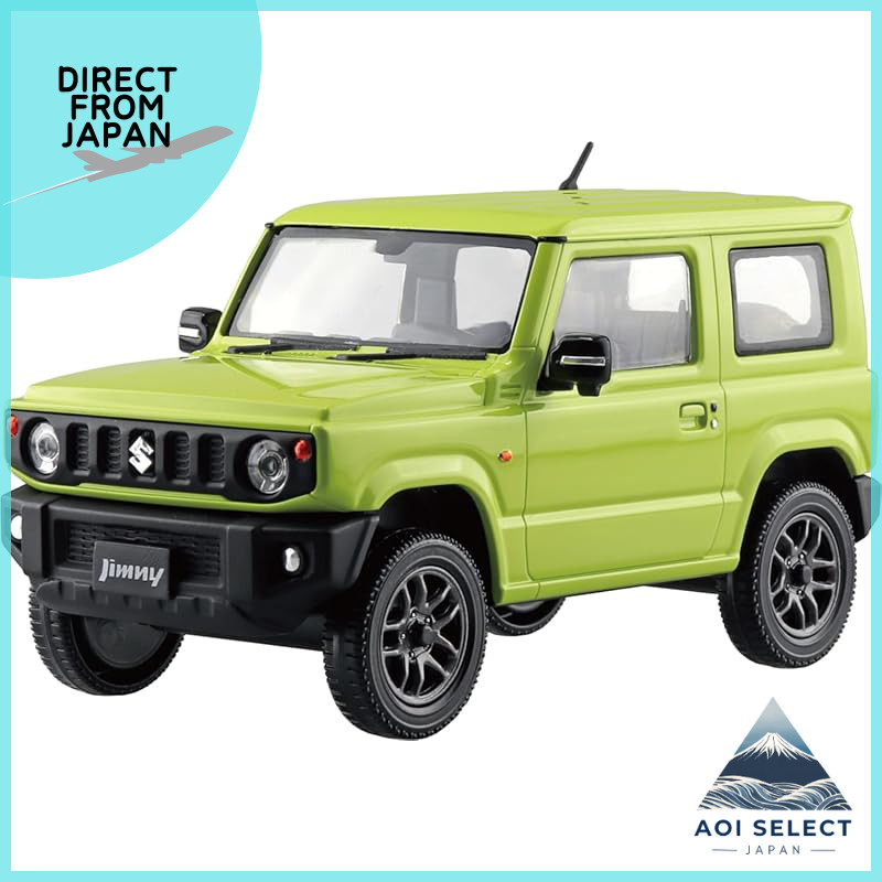 Aoshima Bunka Kyozai 1/32 Rakupura Snap Kit No. 09-KY Suzuki JB64 Jimny Kinetic Yellow Pre-painted P
