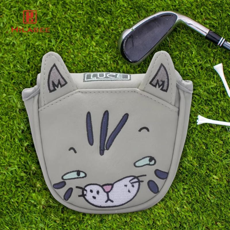 Hilabee Golf Putter Cover Protector Golfer Gift Wear Resistance Portable Cute Lightweight