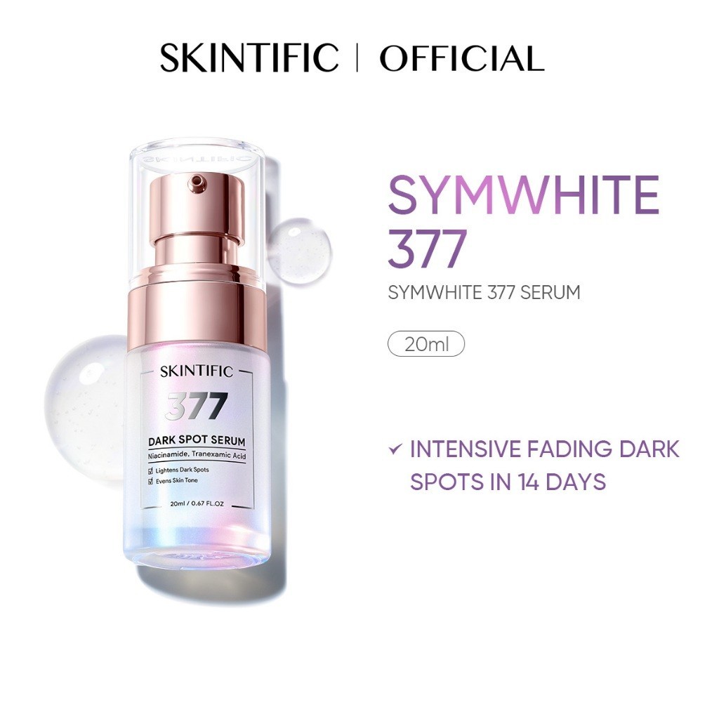 [Ready] SKINTIFIC Symwhite 377 เซรั่ม เซรั่มลดเลือนจุดด่างดำ（เซรั่มลดฝ้าแดด ฝ้าสะสม กระ จุดด่างดำ เพื่อผิวหน้ากระจ่างใส）