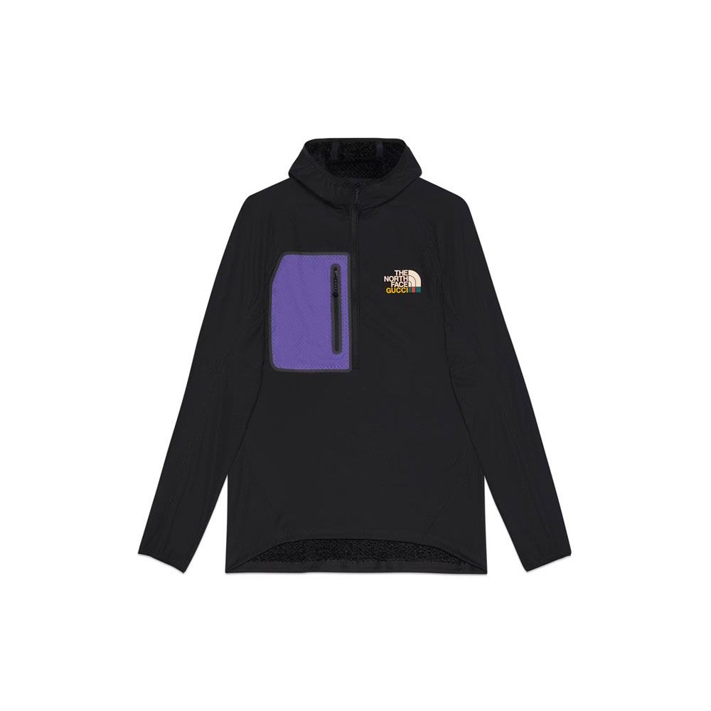 Gucci x The North Face Fleece Pullover Black Unused