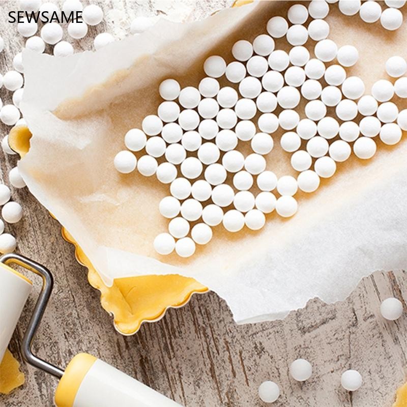 Sewsame 500g พายถั่วอบลูกปัดกดน้ําหนักหินพร้อมถุงเก็บเชือกรูดเกรดเซรามิกอุณหภูมิ Resistan