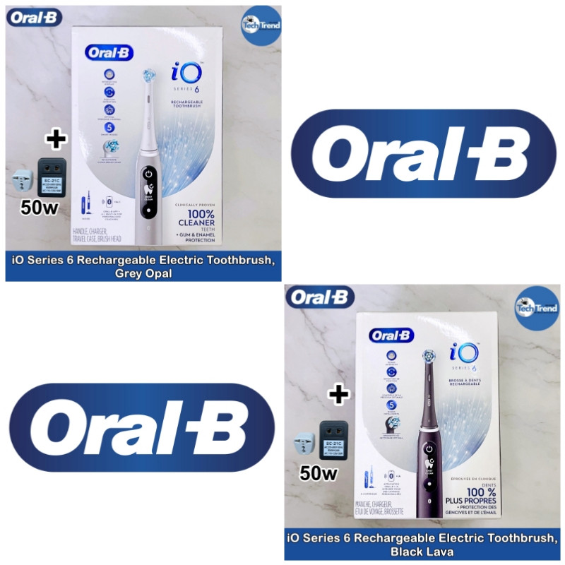 (Oral-B) iO Series 6 Rechargeable Electric Toothbrush ออรัล-บี แปรงสีฟันไฟฟ้า