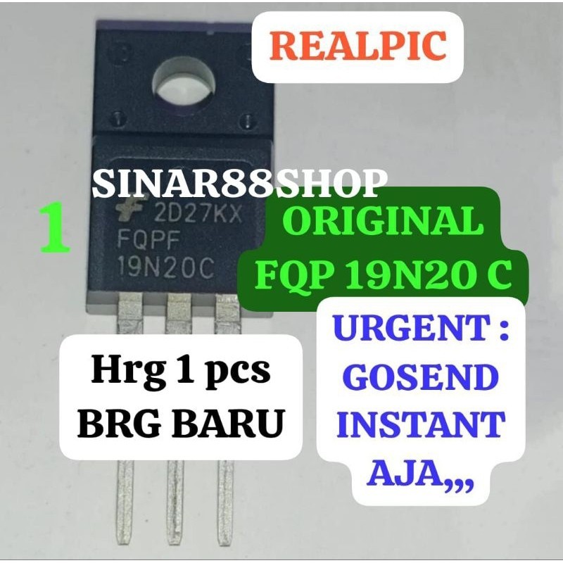 FQPF19N20C 19N20C 19N20 C ทรานซิสเตอร์ดั้งเดิม TR FINAL MOSFET FET