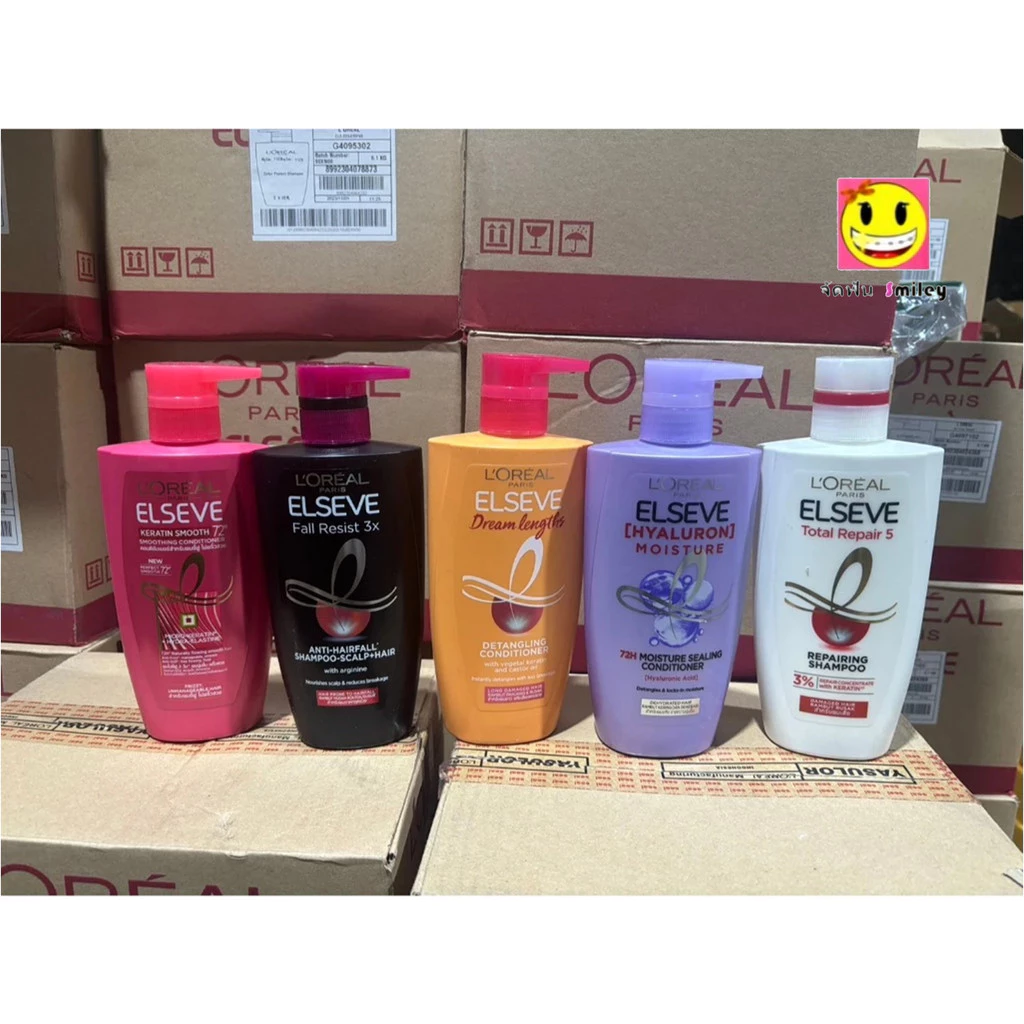 ซื้อ 1 บาท ลูกค้าใหม่ L'Oreal ELSEVE ลอรีอัล แชมพู/ครีมนวดผม L'Oréal แชมพู 400-410ml.