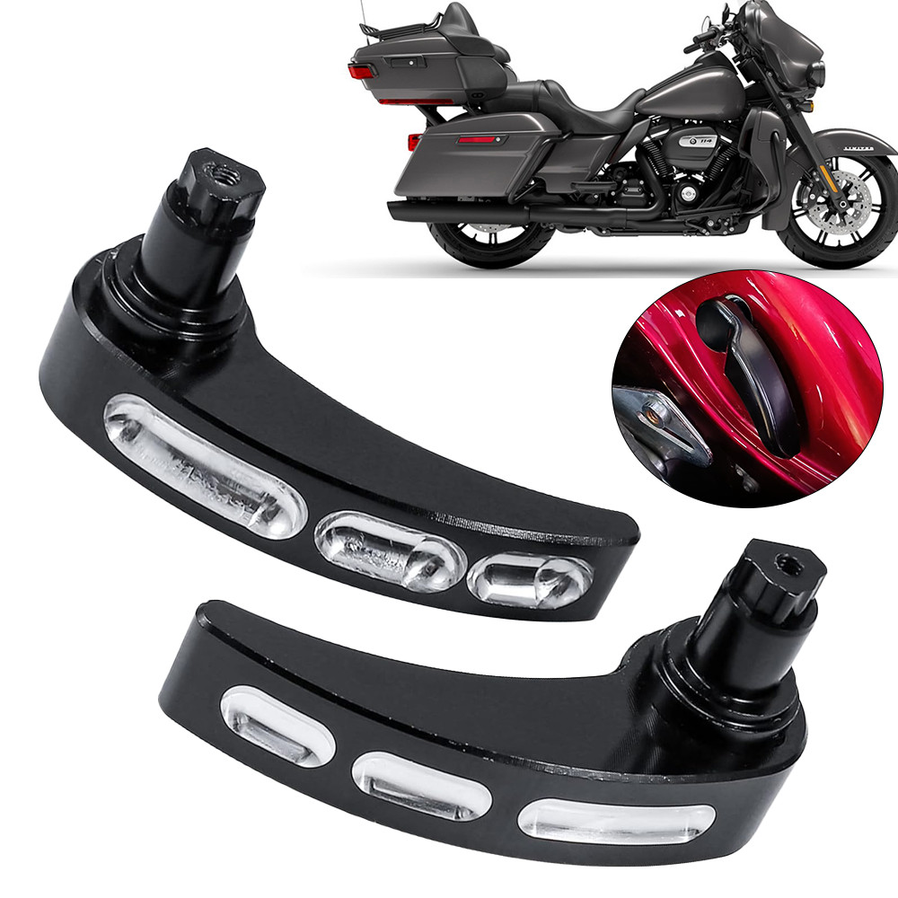 อานกระเป๋า Lifter Saddlebag Latch Kit สําหรับ Harley Touring Road King Street Glide Electra Glide Ultra Limited 2014-2024