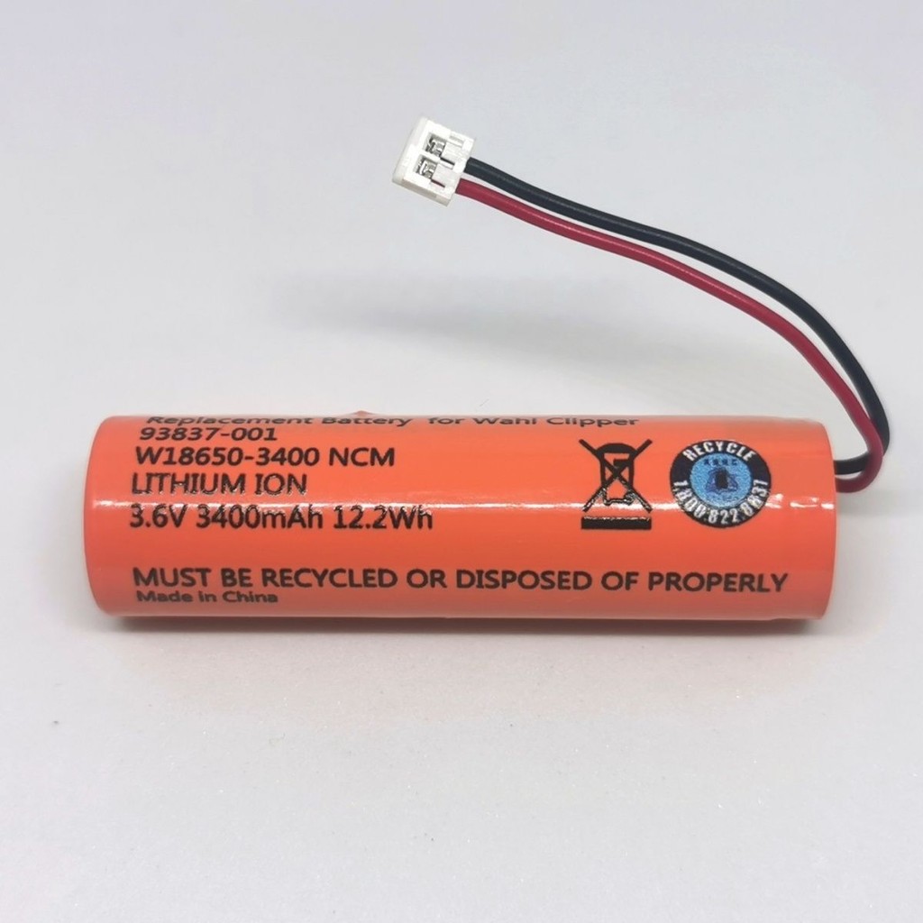 เครื่องตัดขนไฟฟ้า Wahl นำเข้า 8148 8591 8504 แบตเตอรี่ 93837-001 ของแท้ 3400mAh 3.6V