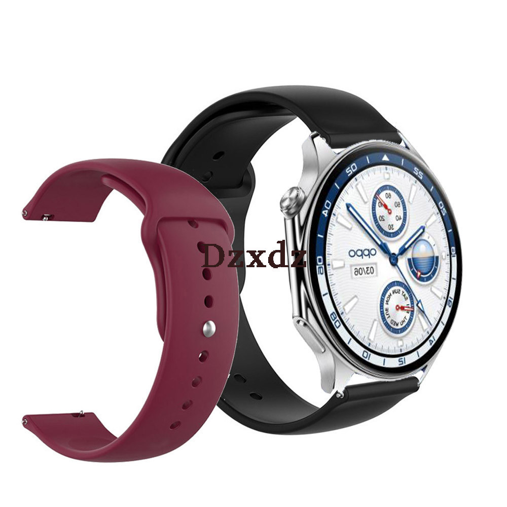 สายนาฬิกาข้อมือซิลิโคน แบบเปลี่ยน สําหรับ OPPO Watch X Strap OnePlus Watch 2 Smart Watch Bands