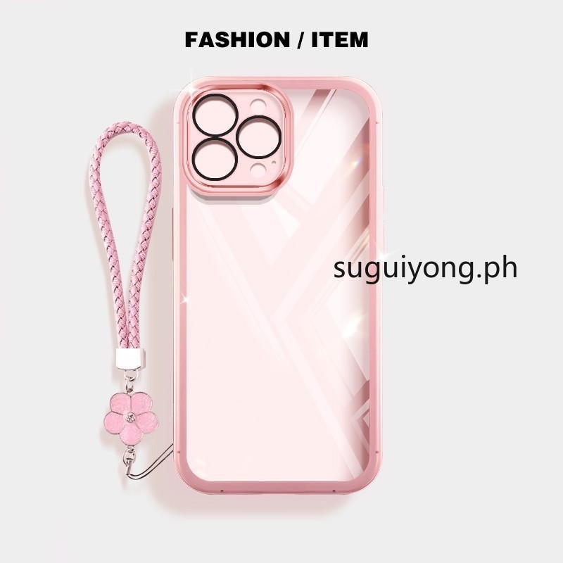 ปลอกเข้ากันได้สําหรับIphone 14 15 Plus 14 15 Pro MAX 透明贴保护ซิลิโคนนุ่ม彩色กันกระแทกชุดหูฟังโทรศัพท์มือถ