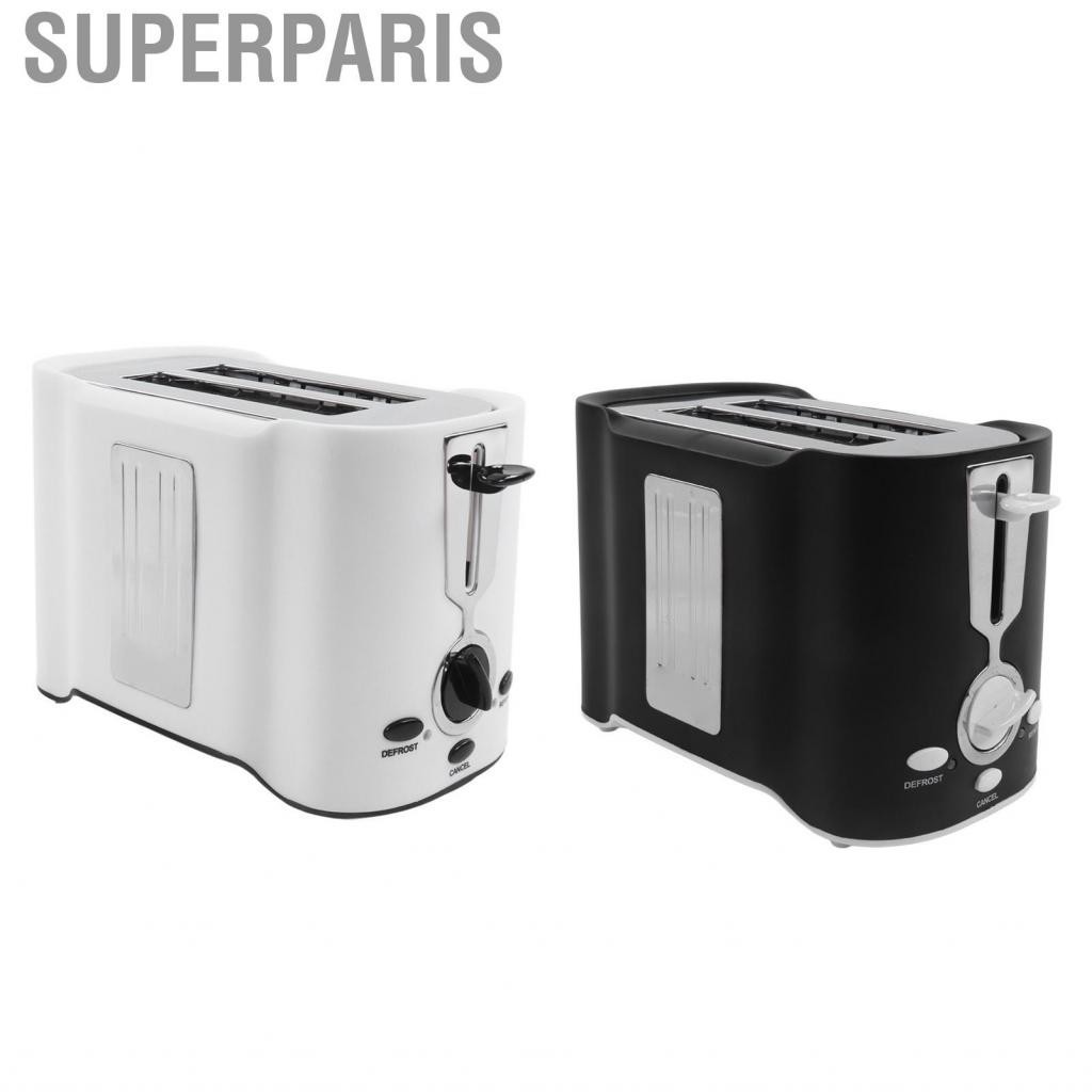 Superparis Kitchen Appliances Bread Machine Household Small Mini 850W Stainless Steel Reheat Breakfast EU Plug