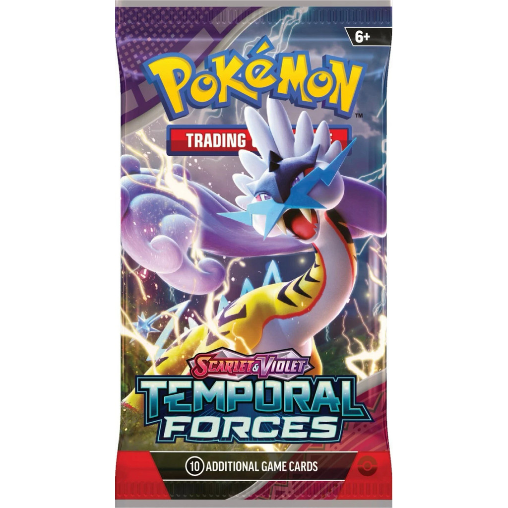 แพ ็ คเกจการ ์ ด Pokemon TCG - Scarlet &amp; Violet Temporal Forces - Booster Pack
