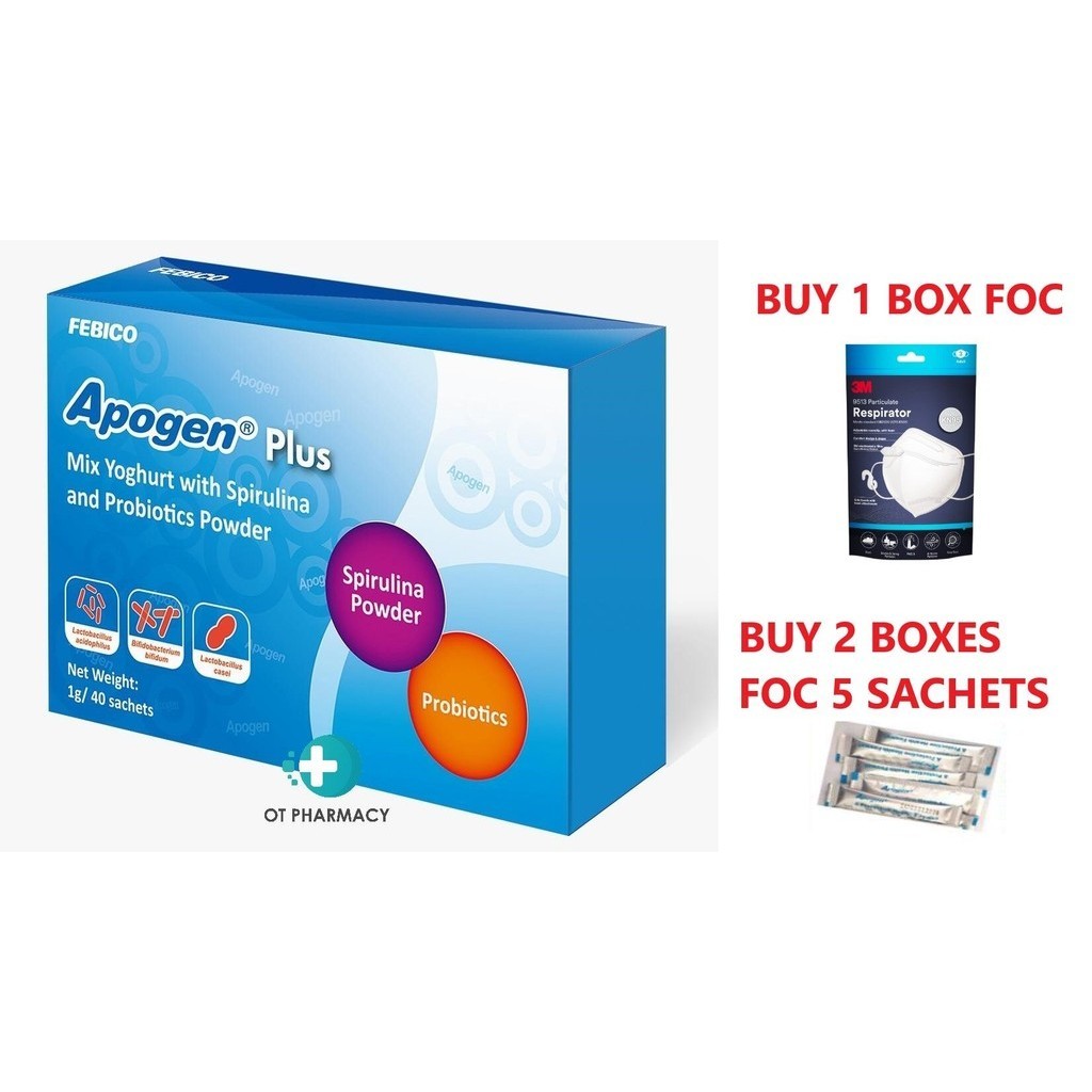 Febico Apogen PLUS Powder 1G X 40s Exp : 10/2025