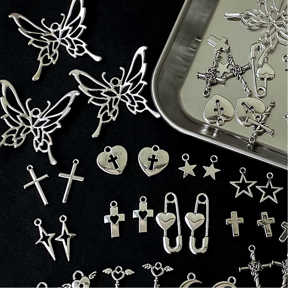 ชุดกล่องเคสโทรศัพท์มือถือ ลายผีเสื้อ 3D DIY 10 ชิ้น