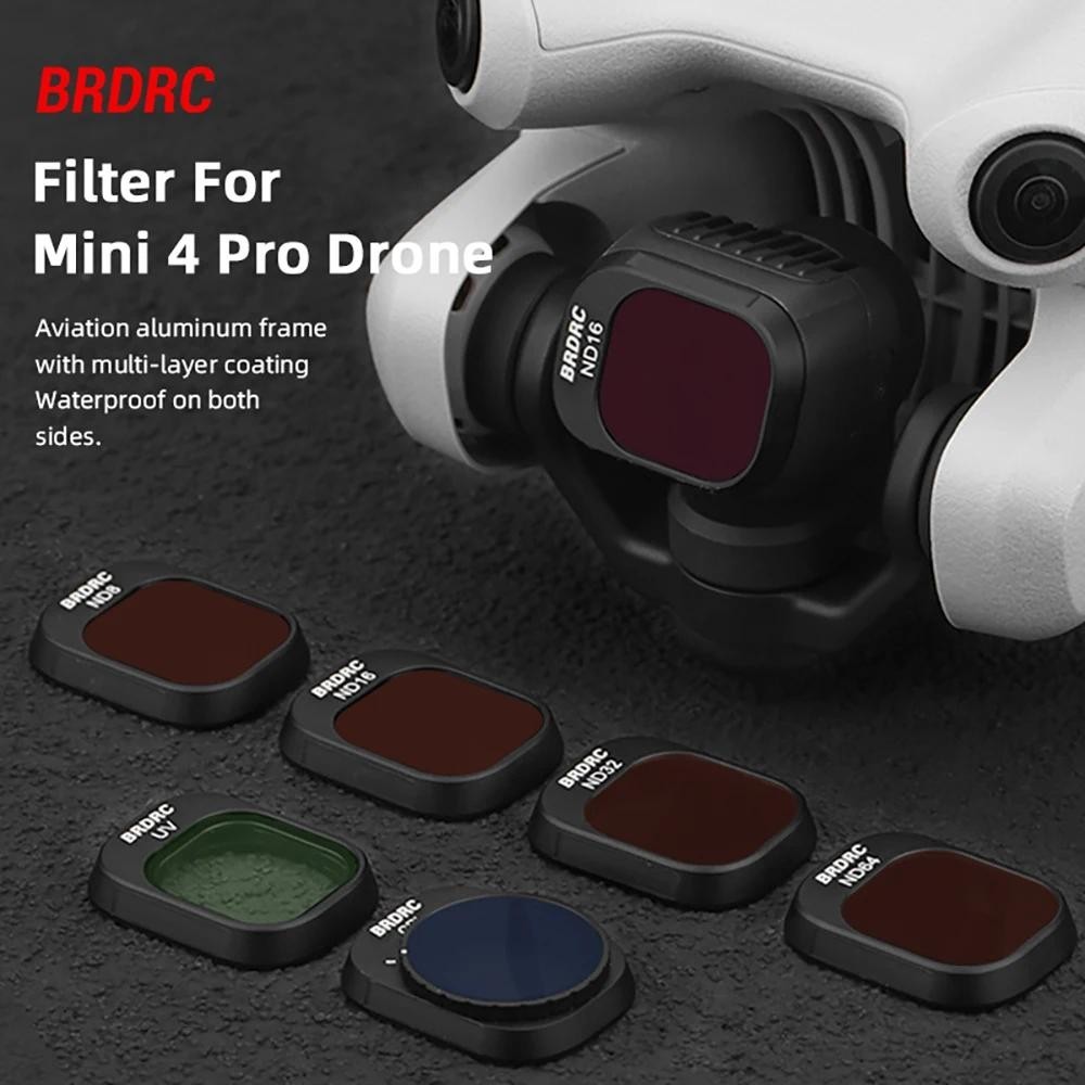 ฟิลเตอร์เลนส์ อุปกรณ์เสริม สําหรับ DJI Mini 4 Pro UV CPL ND8 ND16 ND32 ND64