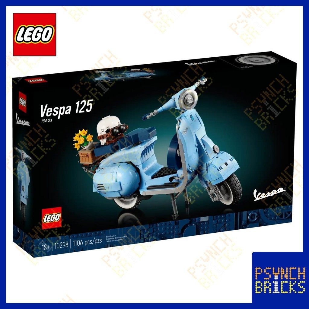 (ของแท้-พร้อมส่ง) LEGO Icons 10298 Vespa 125