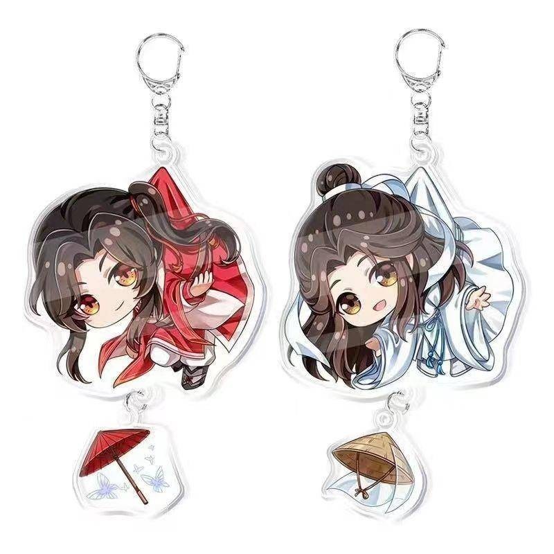 พวงกุญแจอะคริลิค จี้การ์ตูนอนิเมะ Tian Guan Ci Fu Xie Lian Hua Cheng Wei Wu Xian สองด้าน ของขวัญวันเกิด