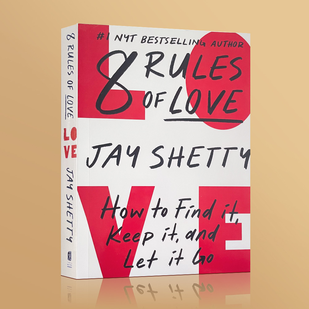 หนังสือภาษาอังกฤษ Rules of Love By Jay Shetty Offers A Revelatory Guide To Every Stage of Romance มี 8 กฎ