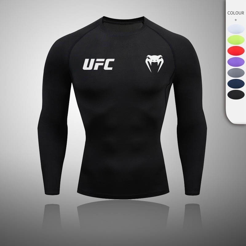 Rashguard เสื้อยืด แขนยาว แบบแห้งเร็ว สําหรับออกกําลังกาย ยิม ฟิตเนส วิ่ง