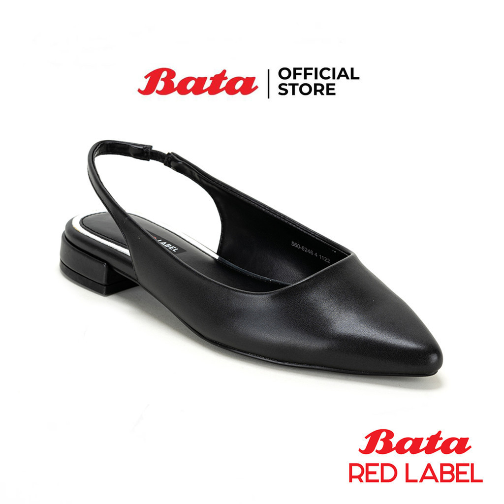 Bata บาจา Red Label รองเท้าแบบสวมรัดส้น สวมใส่ง่าย น้ำหนักเบา สำหรับผู้หญิง รุ่น PACIFIC สีดำ 5606246 สีน้ำเงิน 5609246