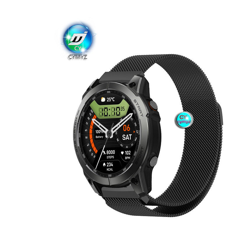Zeblaze Stratos 3 Pro สายนาฬิกาข้อมือโลหะ สําหรับ Zeblaze Stratos 3 Pro GPS Smart Watch strap Sports wristband