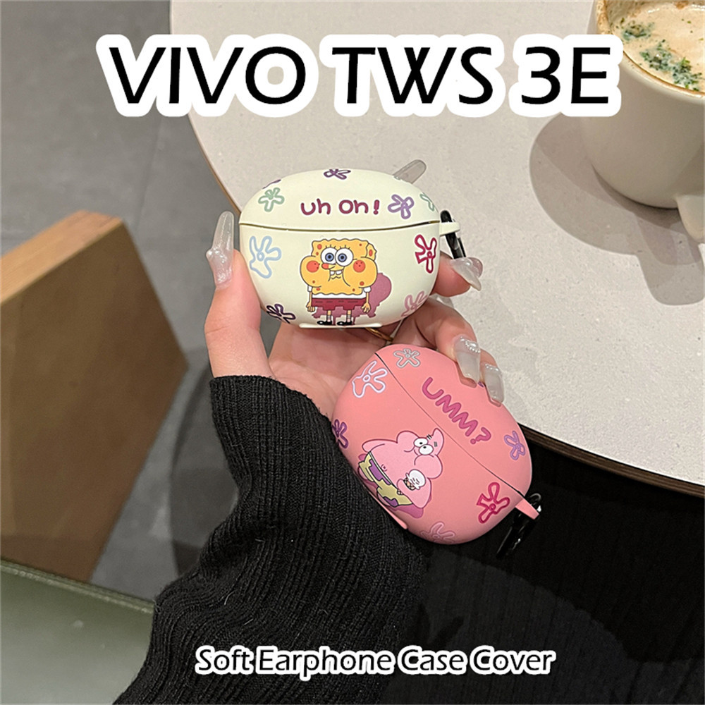 【Case Home】นําไปใช้กับ VIVO TWS 3E เคส Case เคสหูฟัง การ์ตูนน่ารัก ซิลิโคนนุ่ม เคส เคสหูฟัง