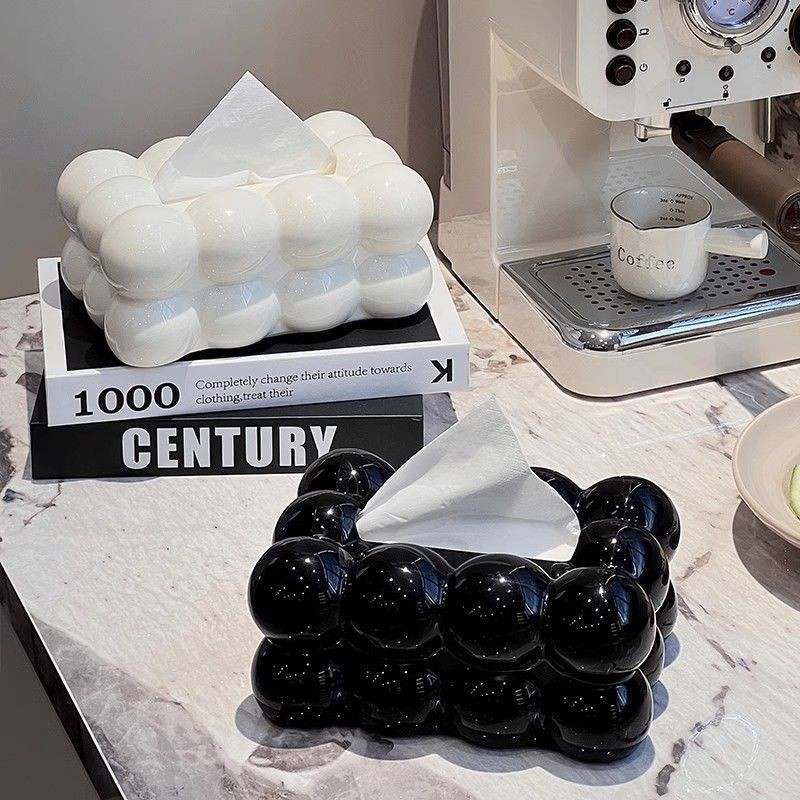 🌙กล่องทิชชู่🌙กล่องทิชชู่ห้องนั่งเล่นน่ารัก,กล่องทิชชู่เก็บโต๊ะกาแฟสุดหรูระดับไฮเอนด์