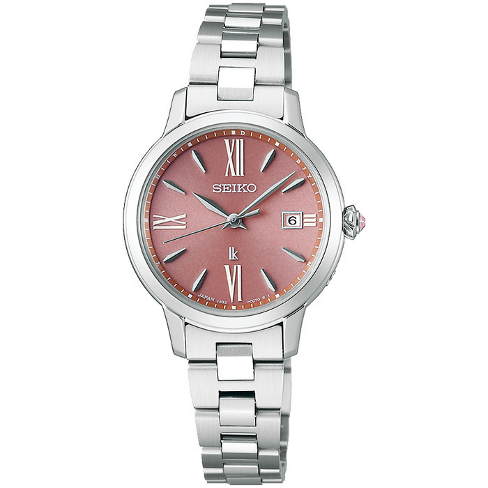 [Authentic★Direct from Japan] SEIKO SSVW219 Unused LUKIA Solar Sapphire glass Pink SS Analog Women Wrist watch นาฬิกาข้อมือ