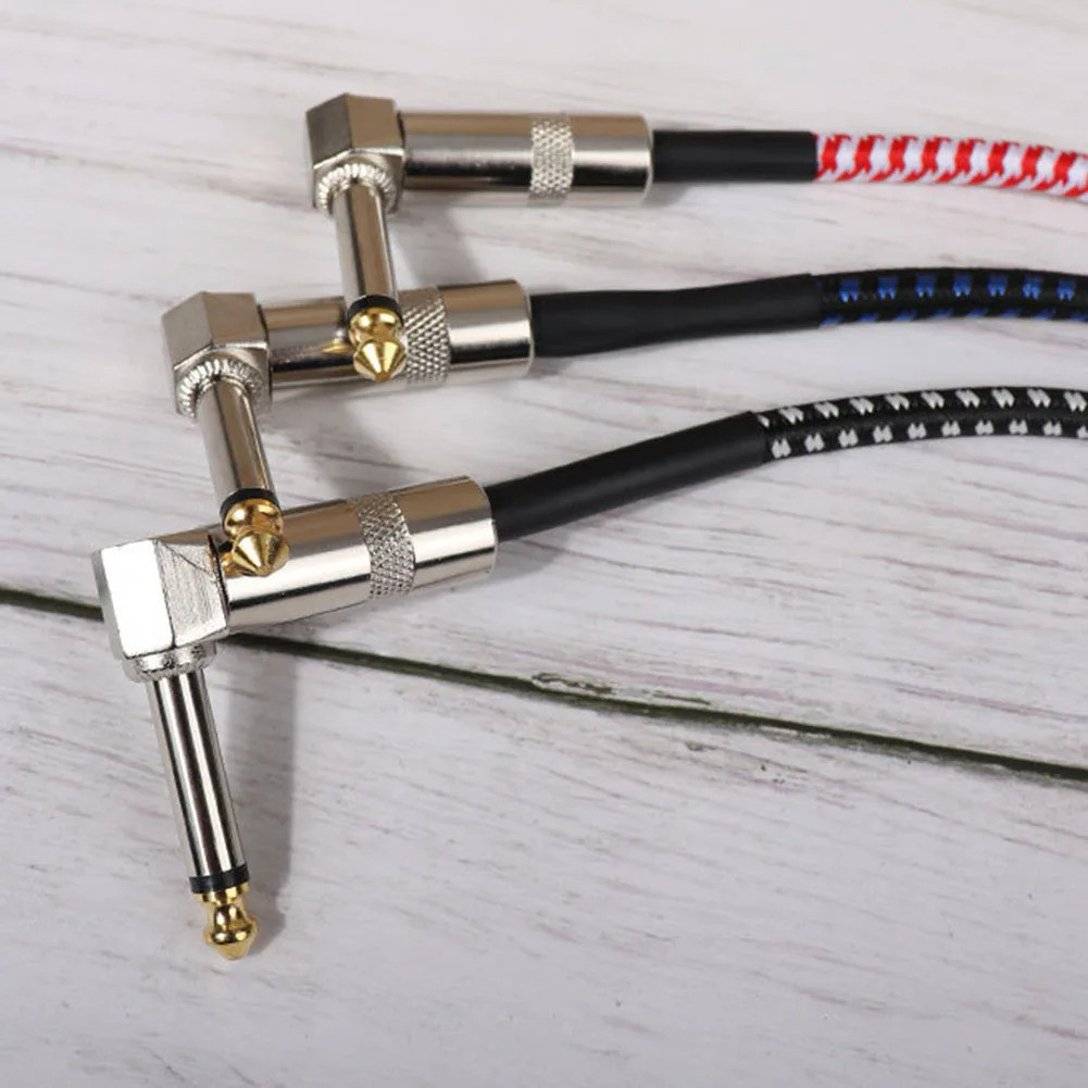 6.35 Mm Guitar Effects Pedal Connection Cable Effects Connection Cable Shielded 5/30/50cm Male To Ma