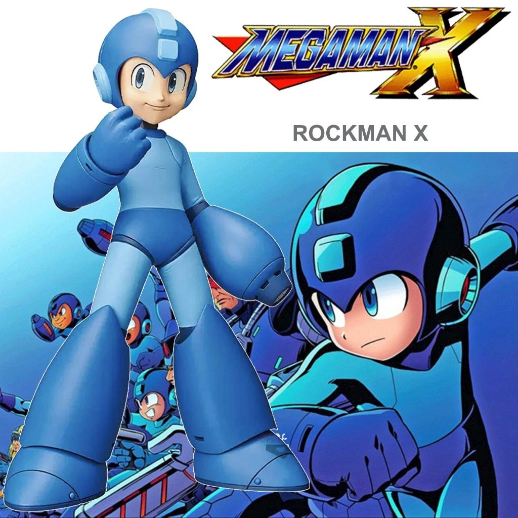 พร้อมส่ง Figure ฟิกเกอร์ Model โมเดล จากเกมดัง MegaMan X Rockman เมก้าแมน ร็อคแมน เอ็กส์ 4-Inch NEL 