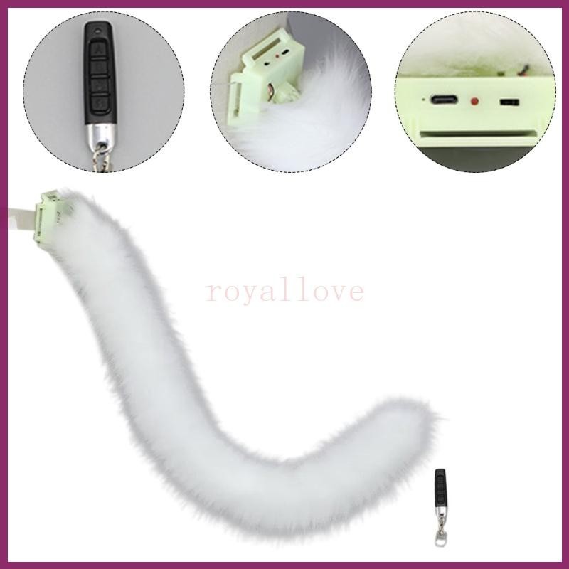 Royal Electric Wolf Foxes แมวหางฮาโลวีนคริสต ์ มาสแฟนซีปาร ์ ตี ้ เครื ่ องแต ่ งกายของเล ่ นผู ้ หญิง Man คอสเพลย ์ แมวเคลื ่ อนย ้ ายได ้ หาง
