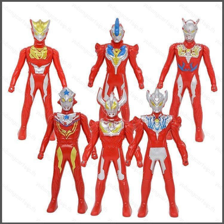 6pcs Ultraman Action Figure Taro Astra Victory Rosso ตุ ๊ กตาของเล ่ นสําหรับเด ็ กของขวัญคอลเลกชันเครื ่ องประดับ