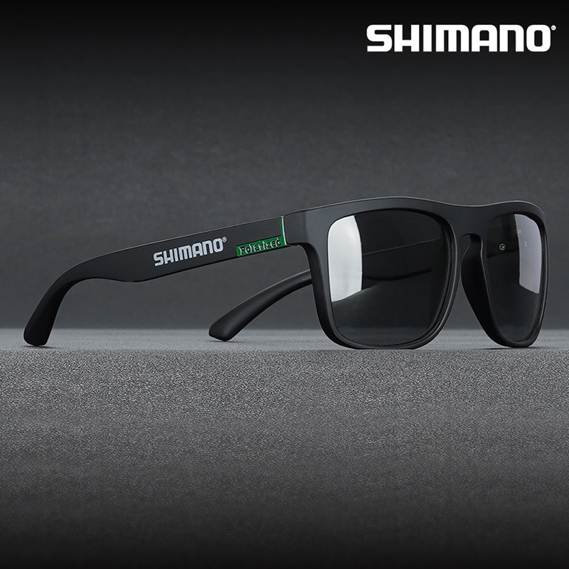 Shimano 732 แว่นตาตกปลา UV400 Photochromic Polarized ขี่จักรยานกีฬาแว่นตากันแดดผู้ชายแว่นตาจักรยานผู้หญิงวิ่ง Shades สําหรับขับรถ