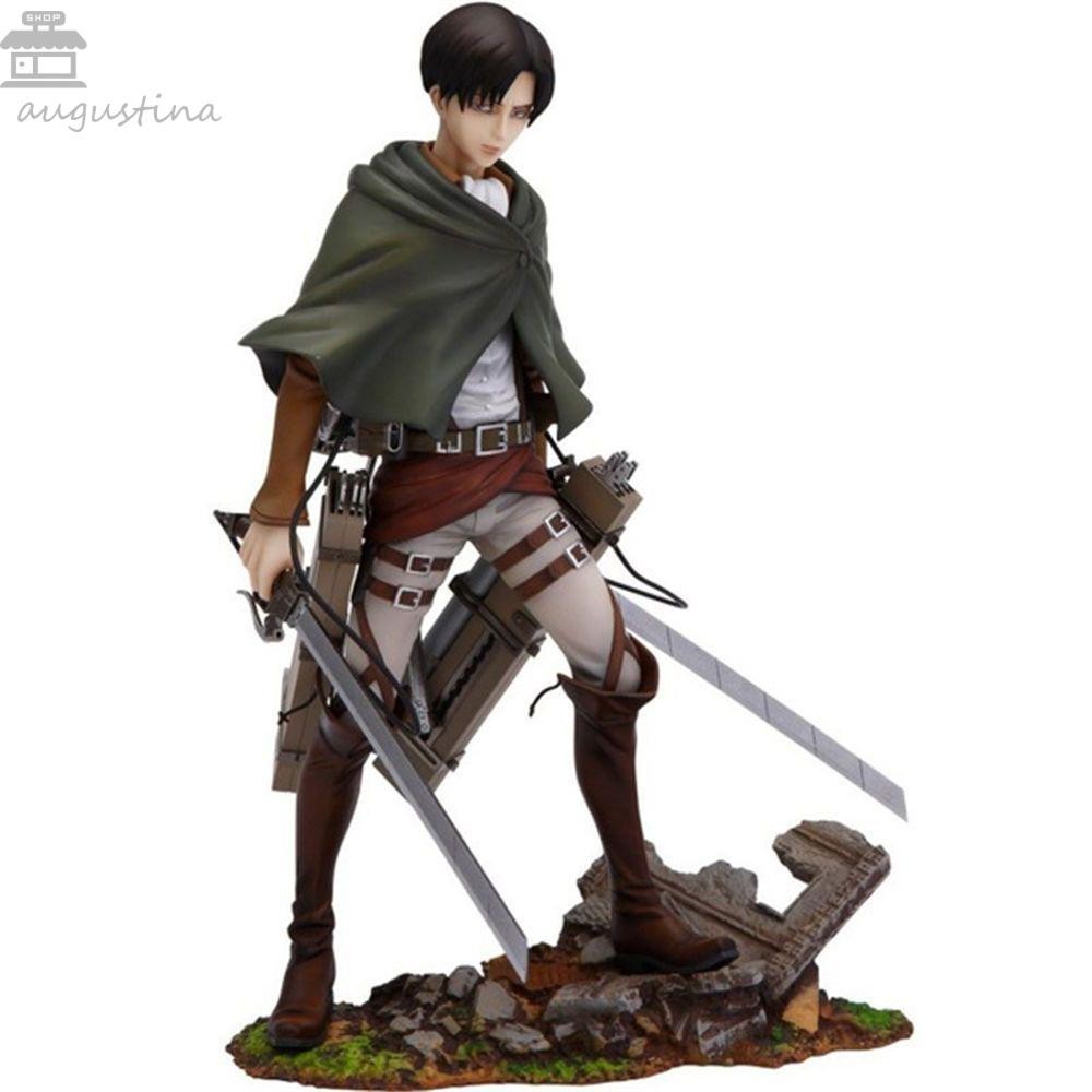 Augustina Attack on Titan Figure Collection Model Collection ของเล ่ น PVC Action Figure ของเล ่ นของเล ่ น Levi Ackerman