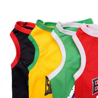 🏀 ชุดกีฬาสัตว์เลี้ยงคู่สุดพิเศษ! เสื้อบาสเกตบอลสุนัข + เสื้อออกกำลังกายแมว เนื้อผ้า Quick-Dry