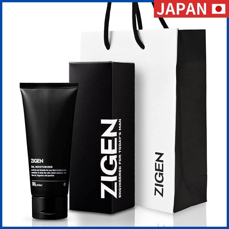 ZIGEN Men's All-In-One Gel Aging Care - Moisturizing Skin Care for Men, 5-in-1 (Toner, Serum, Lotion