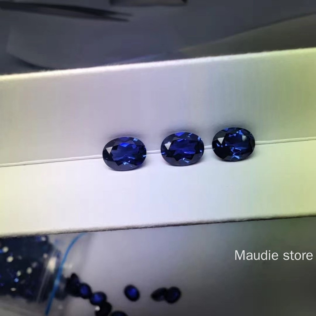 Lab Grown Sapphire สามารถผ ่ านการทดสอบความแข ็ ง 9.0 เครื ่ องประดับละเอียดใบรับรอง GRC