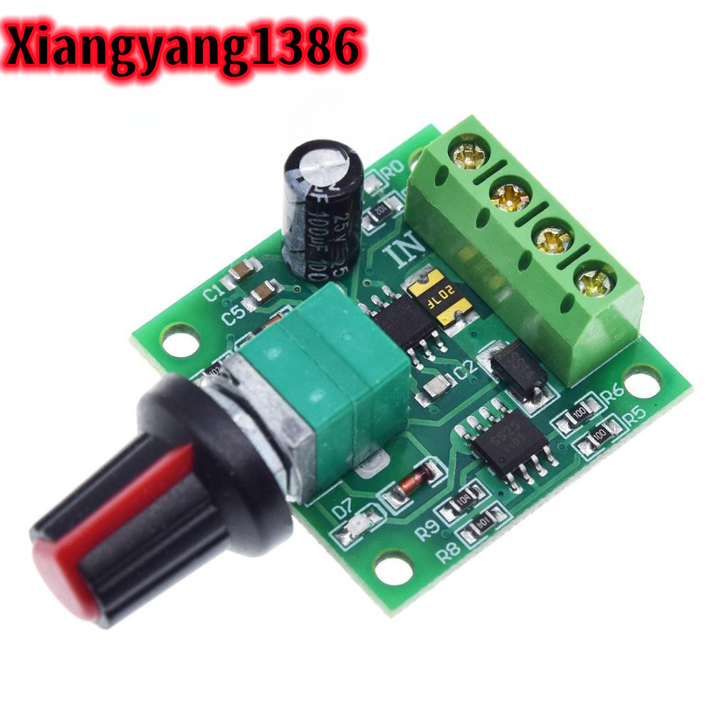 ใหม่ DC 1.8V 3V 5V 6V 12V 2A PWM มอเตอร์ควบคุมความเร็วมอเตอร์แรงดันต่ําควบคุมความเร็ว PWM 0 ~ 100% ปรับไดรฟ์โมดูล 1803BK